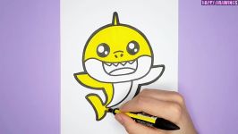 PINKFONG DRAWING  How to draw a cute Baby shark