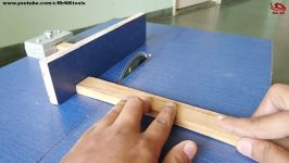 How to Make a Table Saw at Home  Drill powered