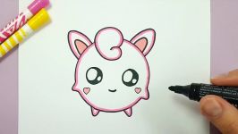 How to Draw Pokemon Jigglypuff Cute step by step Easy