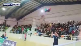 تشویق وریا غفوری در لیگ دسته یک والیبال ایران