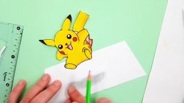 3D PIKACHU SELBER ZEICHNEN  Optische Täuschung