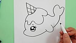 KAWAII EINHORN DELFIN MIT EIS SELBER MALEN  DIY