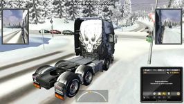 رانندگی من اسکانیا در euro truck simulator مد برف