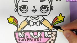 HOW TO DRAW A CUTE #LOL #DOLL SURPRISE IN A EGG  #DIY FANCY