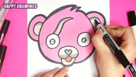 How to Draw Cuddle Team Leader Skin  Fortnite