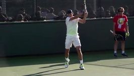 Rafael Nadal Backhand in Super Slow Motion