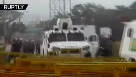 اغتشاش در مرز ونزوئلا کلمبیا  درگیری کودتاچیان حامی آمریکا ارتش ونزوئلا