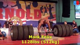 سنگین ترین مسابقه وزنه برداری در تاریخ قوی ترین مردان