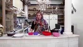 ساده ترین روش تزیینات برنج مهمانی ها توسط پروانه جوادی خواهر جواد جوادی