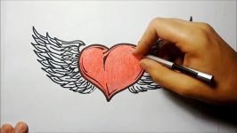 HOW TO DRAW A HEART  COMO DESENHAR UM CORAÇÃO