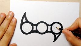 HAND SPINNER FIDGET SPINNET  Como desenhar  Drawing Hand spinner