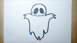 COMO DESENHAR UM FANTASMA DE HALLOWEEN