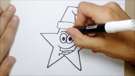 COMO DESENHAR UMA ESTRELA DE NATAL