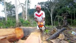 Primitive Technology vs Mega Machines Unusual Woodwork Saw Log Splitter Lath