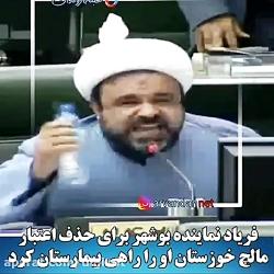 سکته نماینده بوشهر بعد فریاد زدن در مجلس واکنش جالب رضا رشیدپور به صف دلار