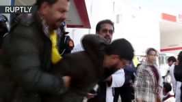Cops clash with teachers protesting low wages in Morocco