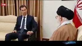 دیدار بشار اسد رئیس جمهور سوریه رهبر معظم انقلاب