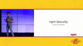 npm and the future of JavaScript  Laurie Voss  JSConf US 2018