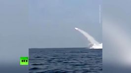 زیردریایی تهاجمی ایران موشک کروز در رزمایش شلیک کرد.