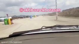 پارکینگ مملو ماشین شرکت ایران خودرو در خراسان