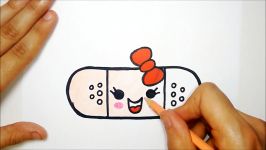 HOW TO DRAW A CUTE BAND AID