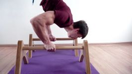 آموزش تمرین HANDSTAND PUSH UPS