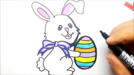 HOW TO DRAW THE EASTER BUNNY