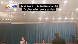 سخنان کوبنده یک دانشجو خطاب به عباس آخوندی