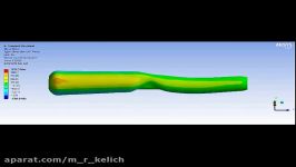 Fluid Solid Interaction Blood Clot Simulation