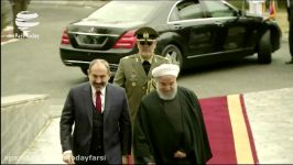 استقبال رسمی روحانی نخست وزیر ارمنستان