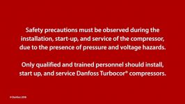 Danfoss Turbocor® TT TG Cavity Temp Sensor Verification