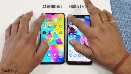 Samsung M20 vs Nokia 5.1Plus SpeedTest Comparison