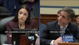 Rep. Alexandria Ocasio Cortez questions Michael Cohen C SPAN