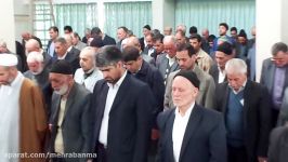 نماز جمعه به امامت حاج آقا جلیلی 4 نفر نماز گزاران به لقا الله پیوستند