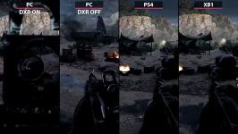 Battlefield 5 – PC DXR onoff vs. PS4 vs. Xbox One