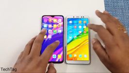 Oppo K1 vs Redmi Note 5 Pro SpeedTest Comparison 