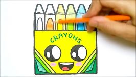 HOW TO DRAW A CUTE CRAYON EASY STEP BY STEP