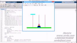 فیلم پروژه برج هانوی MATLAB