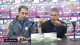 شب های فوتبالی 97  کنفرانس خبری بعد بازی فولاد  استقلال