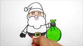 HOW TO DRAW SANTA CLAUS COMO DESENHAR O PAPAI NOEL  Aprende a dibujar y pintar