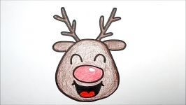 HOW TO DRAW REINDEER  COMO DESENHAR RENA DE PAPAI NOEL