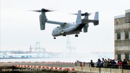 نگاهی نزدیک به هلیکوپتر mv 22 osprey