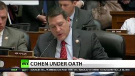 Cohen testifies to Congress over Russiagate allegations