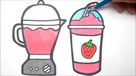 HOW TO DRAW a drink EASY STEP BY STEP  COMO DESENHAR UM MILK SHAKE