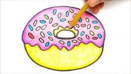 HOW TO DRAW A DONUT  COMO DESENHAR UMA ROSQUINHA