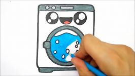 HOW TO DRAW WASHING MACHINE OFICIAL  o desenhar uma maquina de lavar roupas