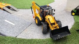 Bruder Construction Toys Tractor Excavator and Soil Compactor Vehicles for Kids