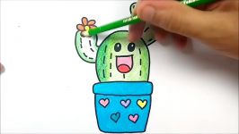 HOW TO DRAW A CACTUS  COMO DESENHAR UM CACTO