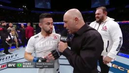 مصاحبه بعد برد UFC 235 Pedro Munhoz