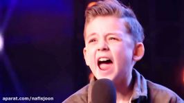 پسر بچه خوش صدا در آمریکن گات تلنت  مسابقه استعدادیابی